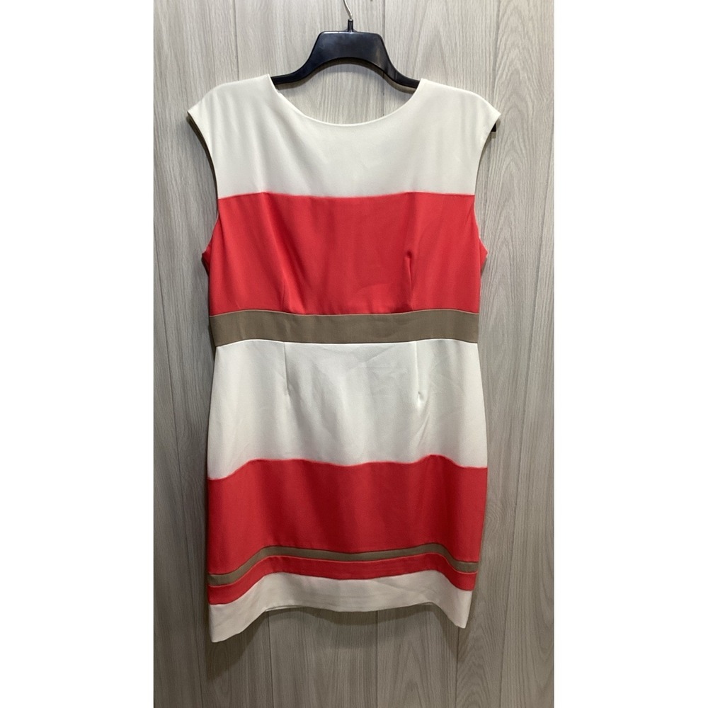 STUDIO ONE Women's (Size 18) Sleeveless Round Neck Zip Back‎ Dress Stretch